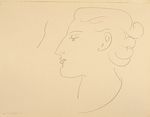 Woman in Profile. Turned to the Left 1935